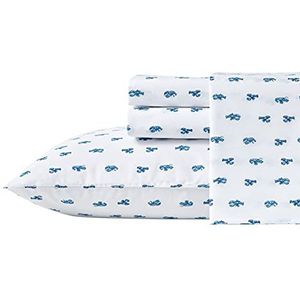 Nautica - Perkal Collection – beddengoedset – 100% katoen, crisp & cool, licht en vochtbestendig wiegbed, queen, cloyster