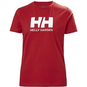 Helly Hansen T-shirt met HH logo, korte mouwen, voor dames, 162 rood, XL