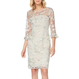 Gina Bacconi armina bruidsmoeder jurk voor dames, turquoise/roze