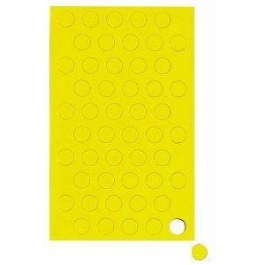 MAUL magneetbord cirkel Ø 10 mm 50 stuks geel