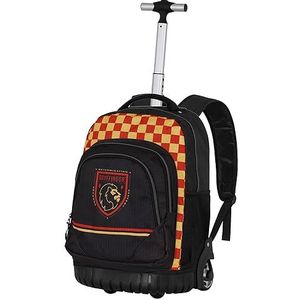 Harry Potter Gryffindor Fan GTS Rugzak met wieltjes, zwart, één maat, FAN GTS Griffindor rugzak met wieltjes, zwart., FAN GTS Griffoendor rugzak met wieltjes