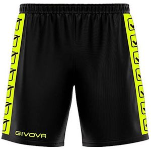 givova - Poly Band, herenshort, Giallo Neon / Nero