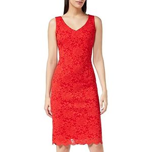Gina Bacconi Dames Lace Shift Dress Cocktailjurk, Hot Red, maat 42, Hot Red