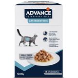 Advance Veterinary Diets Gastroenteric Natvoer voor katten: multipack 12 zakjes 85 g, 1,02 kg