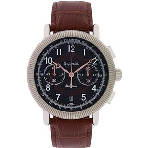 Gigandet Pilotenhorloge 13VNAG19NE/003, zwart, zwart.