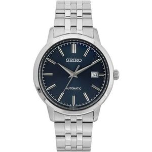 Seiko Heren analoog automatisch horloge met roestvrijstalen armband SRPH87K1, blauw, armband, Blauw, armband