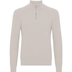 CASUAL FRIDAY Karlo Structured Zip Knit Sweatshirt voor heren, 154503/kasteelgrijs