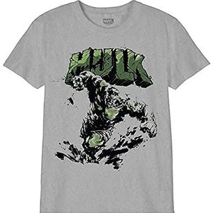 Marvel T-shirt voor jongens, grijs melange, 12 jaar, Grijs Melange