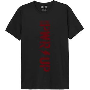 AC/DC Meacdcrts055 T-shirt voor heren (1 stuk), zwart.