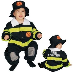 Dress Up America Little Baby luxe brandweermanskostuum set