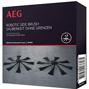 AEG ARSB3 Zijborstels voor RX9 stofzuiger, zwart, 2 stuks