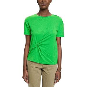 ESPRIT T-Shirt Twist Détail, vert, XXS
