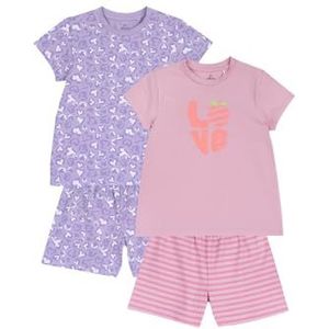 Chicco Set 2 Pyjama M/C, rose, 4 ans
