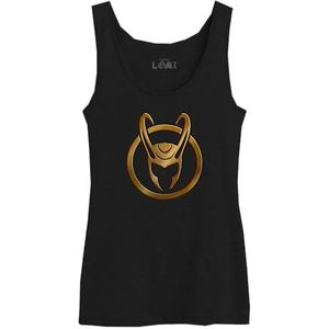 Marvel Wolokimts010 Tanktop voor dames, 1 stuk, zwart.