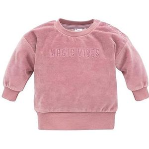 Pinokio Sweatshirt van fluweel, trainingspak voor baby's, meisjes, 1 stuk, Pink Magic Vibes velours
