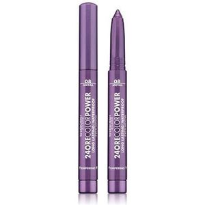 Deborah Milano - Oogschaduw, 24 uur, kleur Power Waterproof, N.8 Deep Purple, oogschaduw van stick, hoge houdbaarheid