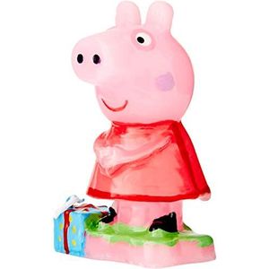 Dekora - 346089 Peppa Pig kaars, was, roze, 3 x 3 x 8 cm