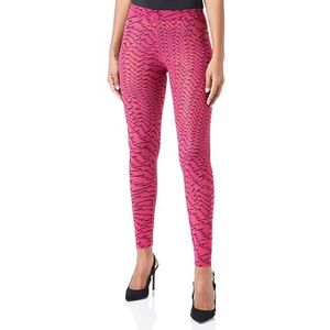 Pinko Ginseng Charmeuse Stam Leggings voor dames, Nze_Pink Pinko/Zwart