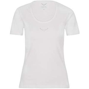 Trigema Dames T-shirt met Swarovski® kristallen, groen (Green 156)