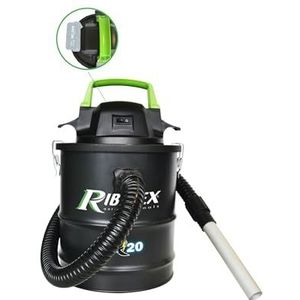 RIBIMEX PRBAT20/CENSB, RBAT20 batterijstofzuiger, zwart, 40 W, 15 liter, 81 decibel