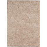 benuta Swirls Shaggy Hoogpolig tapijt Modern hoogpolig tapijt grijs bruin 120 x 170 cm
