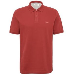 s.Oliver Katoenen piqué poloshirt, Papaver, L