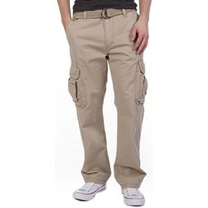 UNIONBAY Survivor Iv Relaxed Fit Cargo Pant-Reg Big and Tall Sizes broek heren, Zand