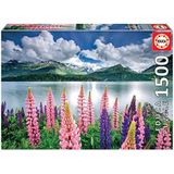 Educa - Legpuzzel - Lupines In Zwitserland - 1500 Stukjes