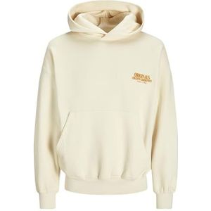 JACK & JONES Jorroxbury Back Hoody Sweatshirt met capuchon voor heren, Brons