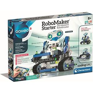 Clementoni 52397 RoboMaker eductatief robotsysteem voor beginners, meerkleurig