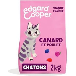 Edgard & Cooper Natuurlijk kattenvoer zonder granen, premium gezonde en evenwichtige voeding (nieuw – kitten/kip, 2 kg)