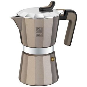 Braisogona Koffiezetapparaat van titanium-aluminium voor 1 kopje