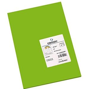 CANSON Iris Vivaldi tekenpapier, gekleurd, glad, 185 g/m², 114 lb, vellen, A3-29,7 x 42 cm, groen