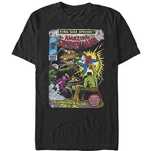 Marvel Spider-man Classic Sinister 6 Comic Organic T-shirt met korte mouwen uniseks, zwart.