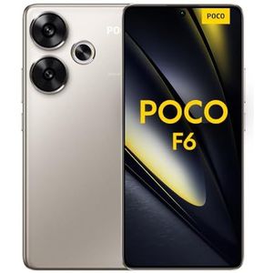 POCO F6 Snapdragon® 8 Gen 3, 120 Hz Flow amoled-display, 90 W turbo opladen, 50 MP dubbele camera met OIS, 8 GB + 256 GB, goud