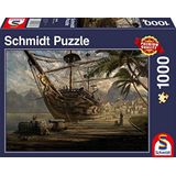 Schmidt Puzzel - Schip Voor Anker - 1000 Stukjes