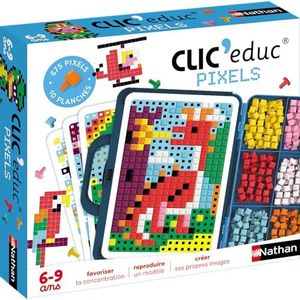 Nathan - Clic Educ Pixels - educatief spel - kleurherkenning - ontwikkelt creativiteit en fijne motoriek - vanaf 6 jaar