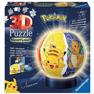 3D Puzzel Pokémon Nachtlamp (72 Stukjes)