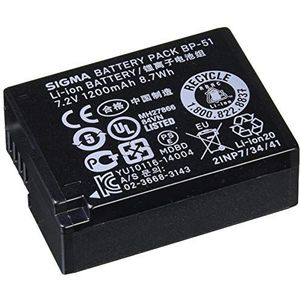 Sigma BP-51 Li-ion batterij voor Sigma DP2 Quattro zwart
