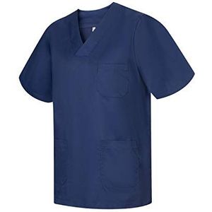 MISEMIYA - Uniseks tuniek voor arts, verpleegster, uniform, reiniging van esthetisch werk, dierenarts sanitair, hotellerie - Ref.817, Navy Blauw