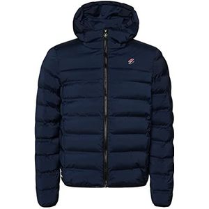 Superdry Gewatteerde jas voor heren, Marineblauw (Deep Navy)