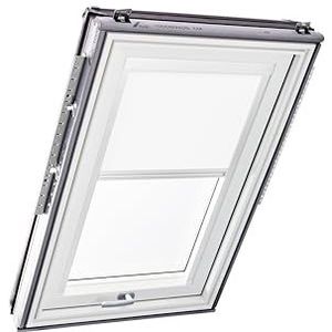 Roto ZRE Exclusief rolgordijn voor dakramen Roto rolgordijn daglicht geleiderail wit voor dakramen Roto serie Designo R6/R8 i8 en Classic 64/84 met maat 114/078 | 11/07