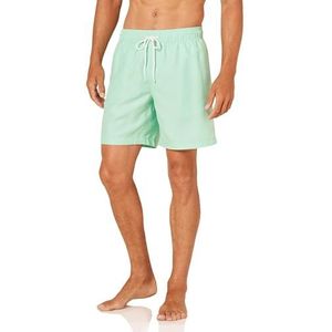 Amazon Essentials Sneldrogende zwemshorts voor heren, 17,8 cm, mintgroen, maat M