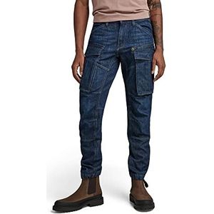 G-STAR RAW G-Star Denim Hosen Chino Biker Pant Cargo Herenbroek, Blauw (gedragen aan de waterkant D23077-d301-d911)