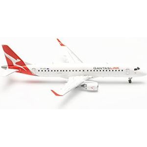 Herpa QantasLink Embraer E190 vliegtuig, VH-UZD, schaal 1/200, model, verzamelstuk, vliegtuig zonder standaard, plastic figuur
