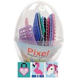 Pixel P90062-12501 Grappige cadeauset voor meisjes met 3 eenhoorn, flamingo en hartkasteel