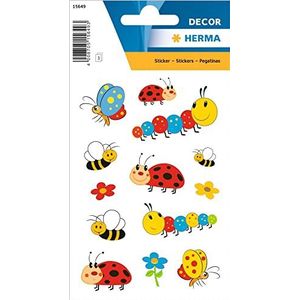 HERMA 15649 Grappige dierenstickers voor kinderen, Frieda en vrienden (39 stickers, papier, mat), permanente stickers, etiketten voor meisjes en jongens, kleurrijk