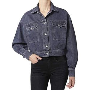 Pepe Jeans Sue jeansjas voor dames, zwart (Archive Black Used 000)