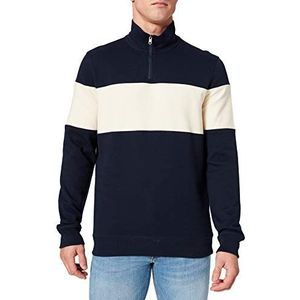 Cortefiel Semicisne Sweatshirt voor heren, Navy Blauw