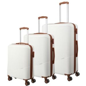 travelite Bali Harde koffer met 4 wielen, eenheidsmaat, Cognac., Kofferset L/M/S